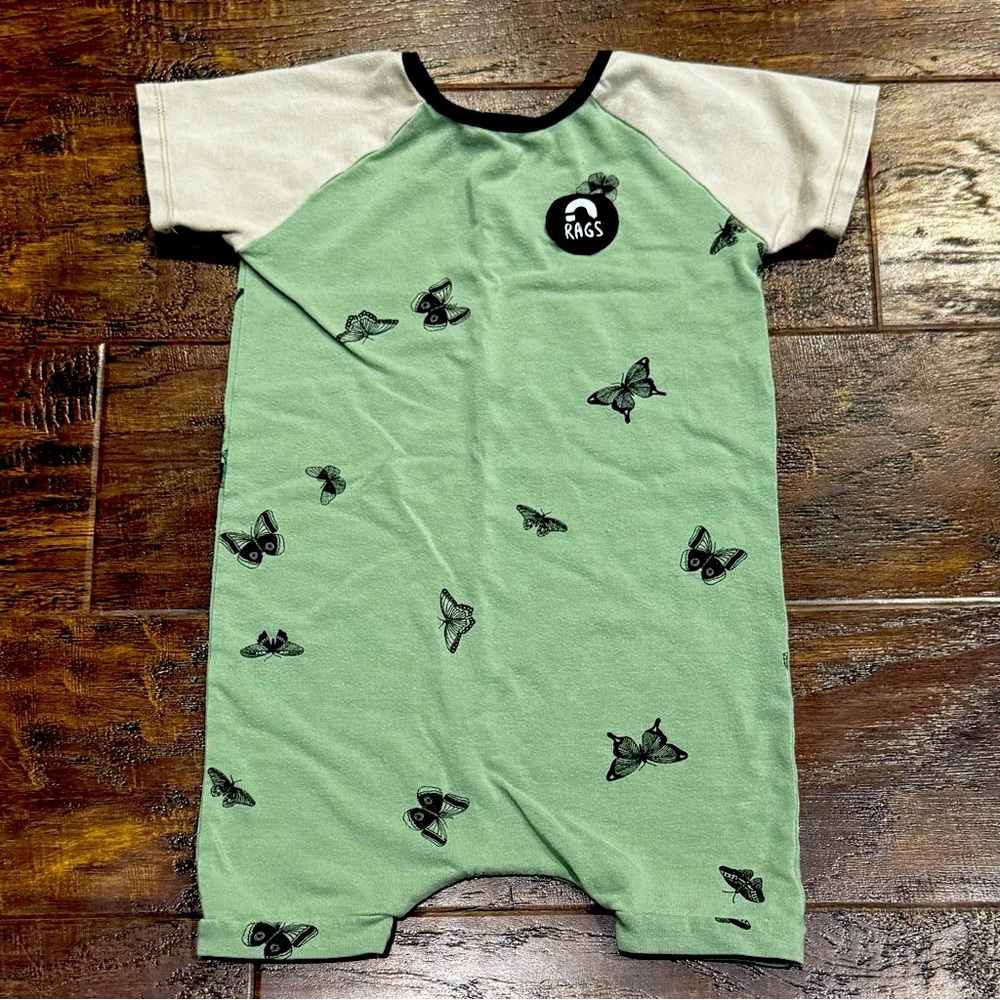 Rags to Raches 2T Unisex Jumper Sage Green